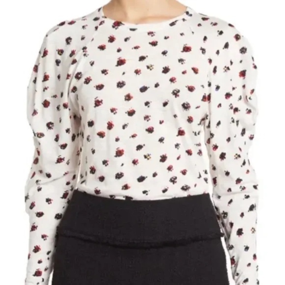 NEW‎ Proenza Schouler Leg Of Mutton Sleeve Jersey Top
